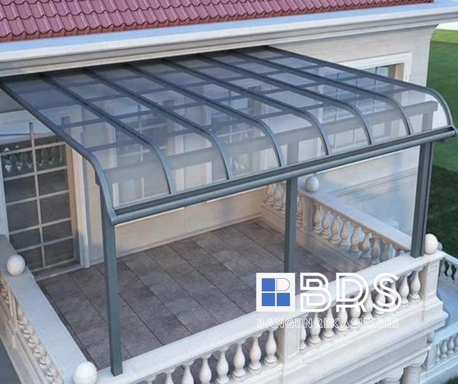 Kanopi Solarflat Bening