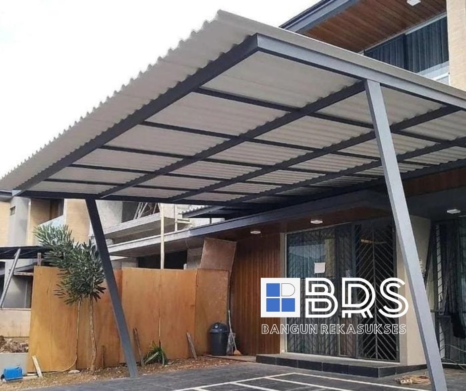 Kanopi Parkiran 4 Kanopi Alderon Baja Ringan