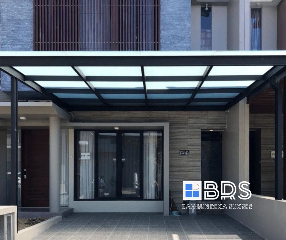 Kanopi Kaca Minimalis