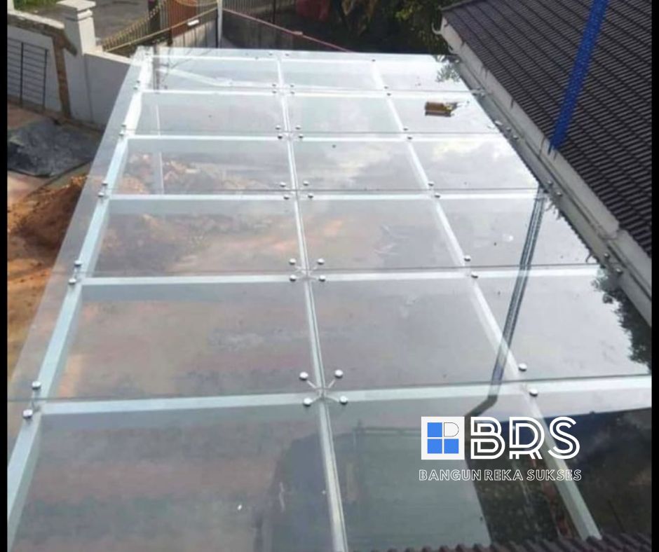 Harga Kanopi Spider Kaca Tempered