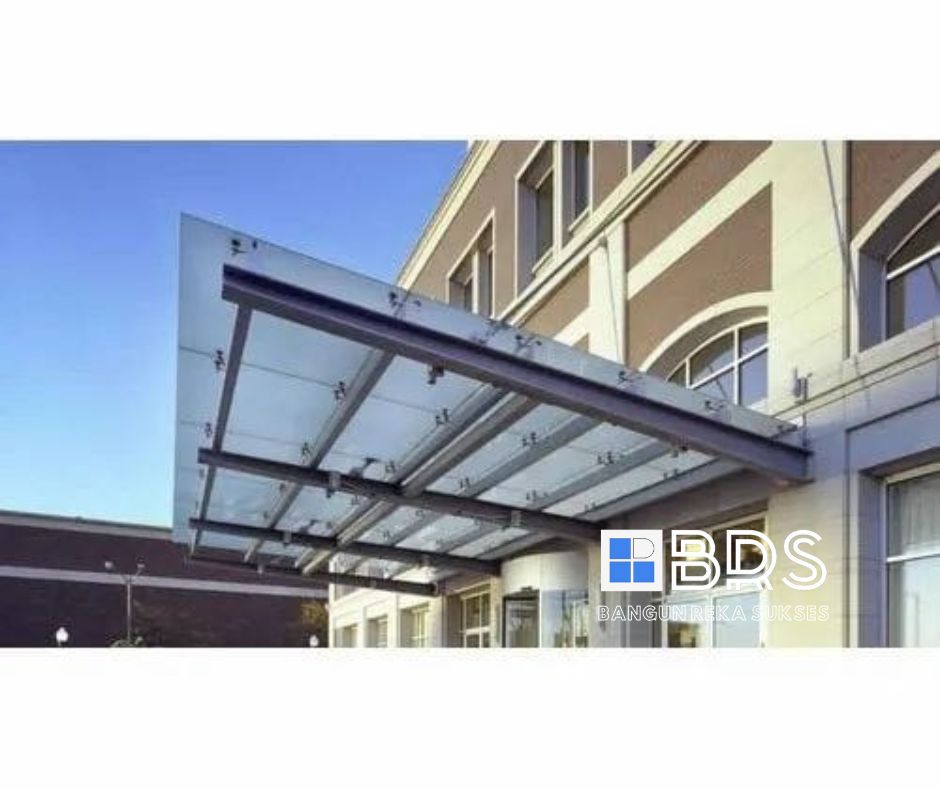 Harga Atap Kaca Laminated Spider Fittings