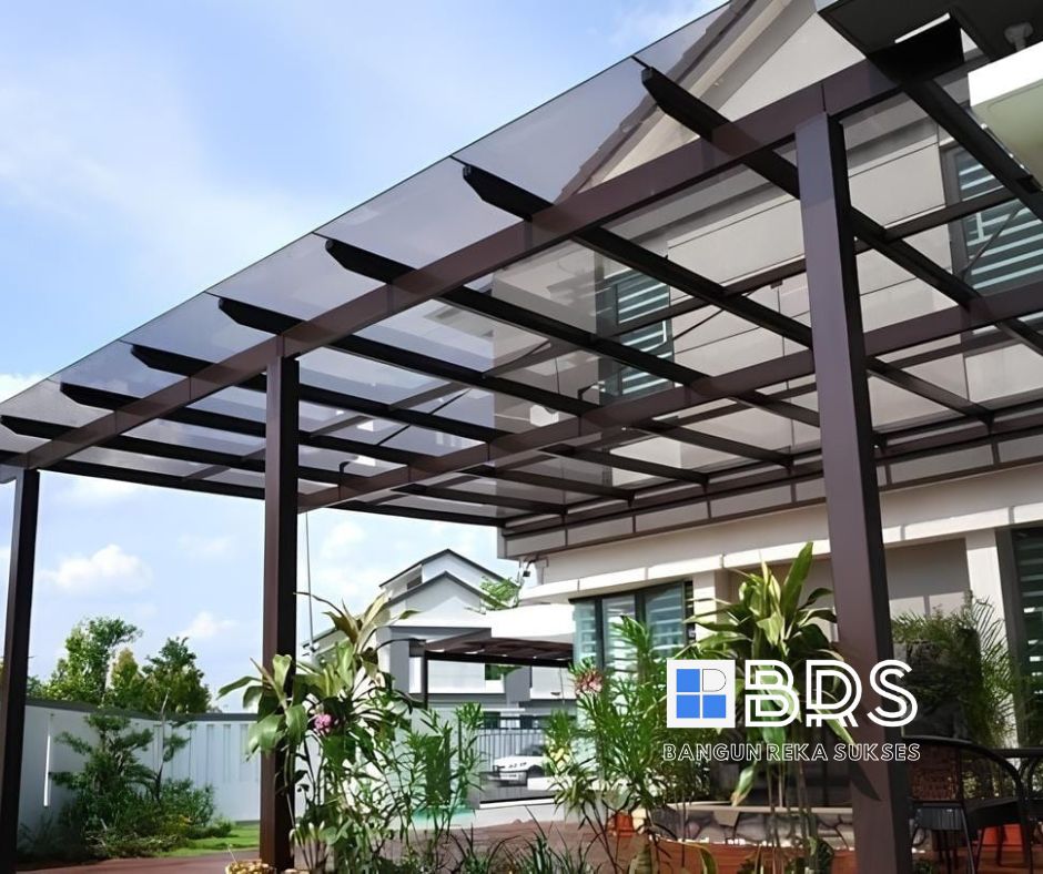 Harga Carport Kaca Hitam