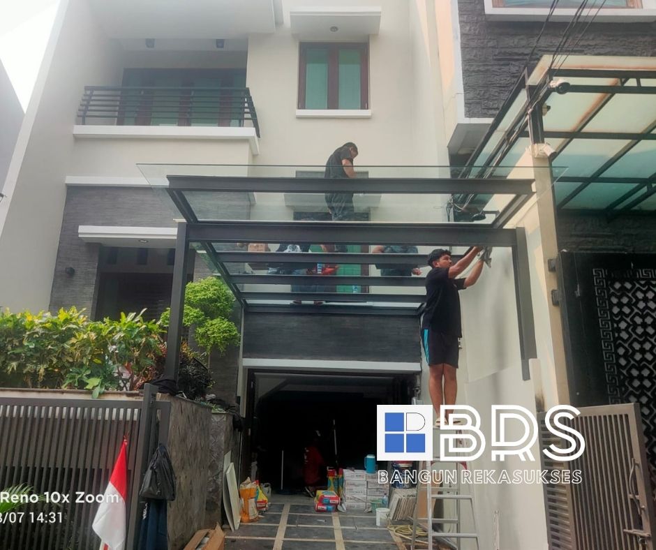 Atap Carport Kaca Riben